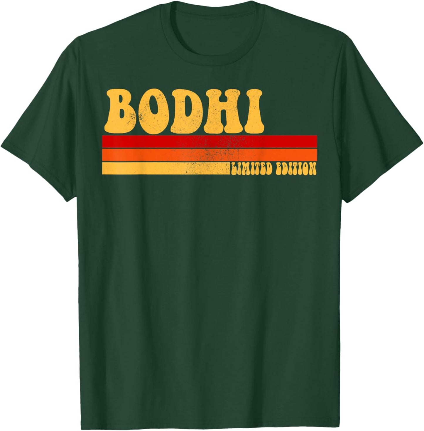 BODHI Name Personalized Idea Men Retro Vintage BODHI T-Shirt - T-Shirt | Forest