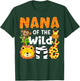 Nana of the Wild One Zoo Bday Safari Jungle Animals Party T-Shirt - T-Shirt | Forest