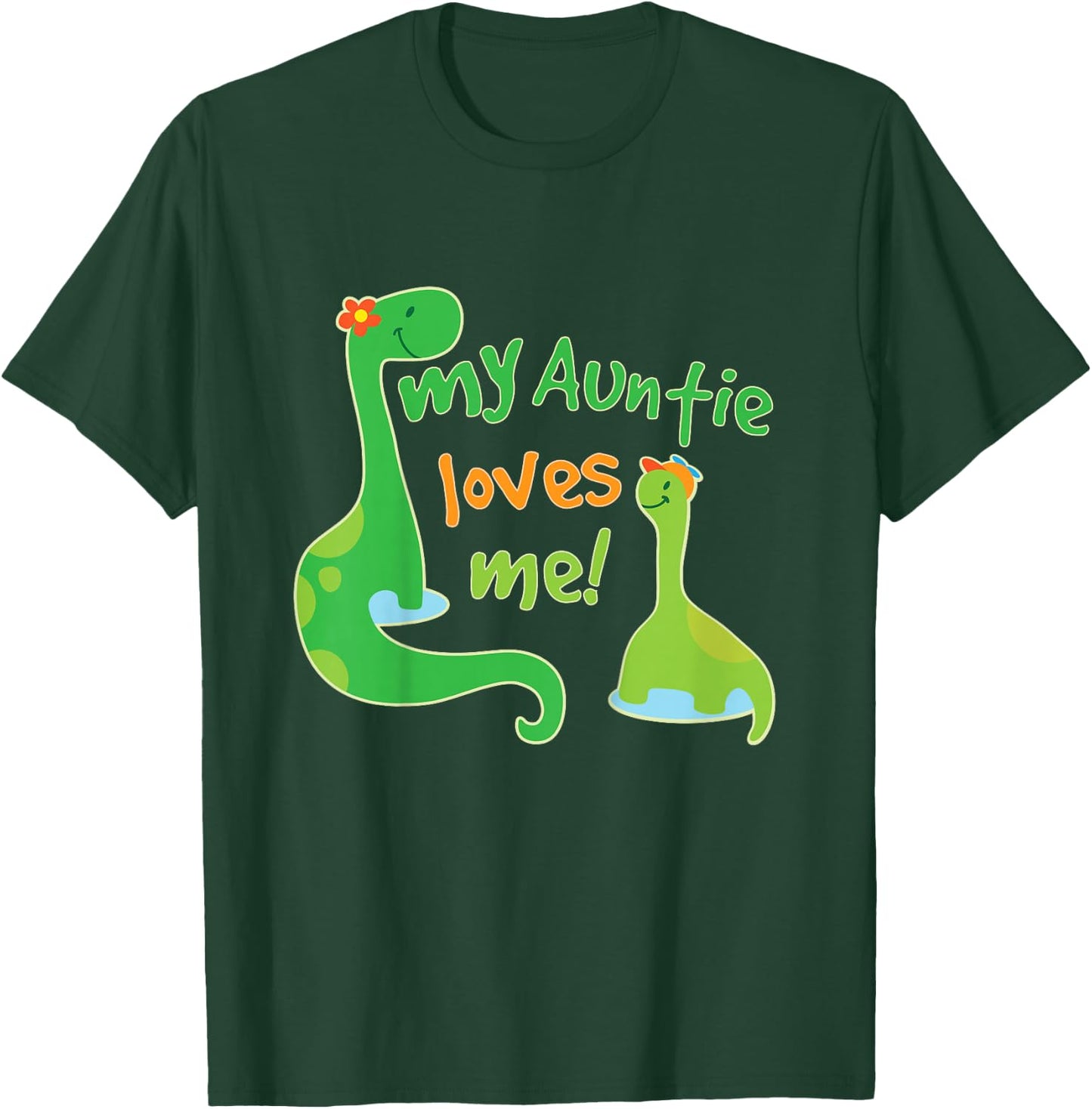 My Auntie Loves Me Nephew from Aunt T-Shirt - T-Shirt | Forest