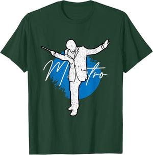 Maestro Conducting Conductor Composer Musician Music Gift T-Shirt - T-Shirt | Forest