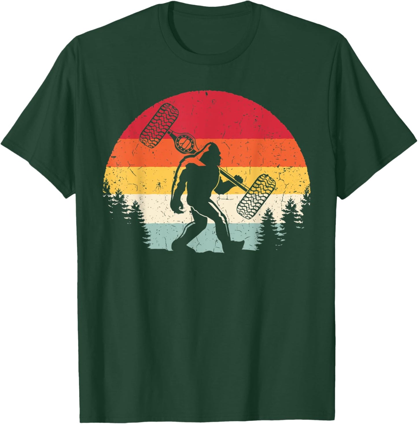 Bigfoot Off-Road 4x4 Car Funny Sasquatch Off Roading Vintage T-Shirt - T-Shirt | Forest