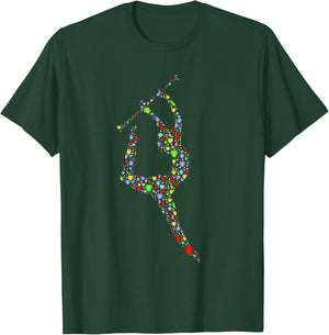 Baton Twirling Girl Silhouette Gift Twirler Gifts T-Shirt - T-Shirt | Forest