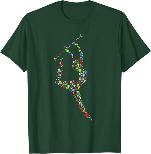 Baton Twirling Girl Silhouette Gift Twirler Gifts T-Shirt - T-Shirt | Forest