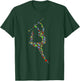Baton Twirling Girl Silhouette Gift Twirler Gifts T-Shirt - T-Shirt | Forest