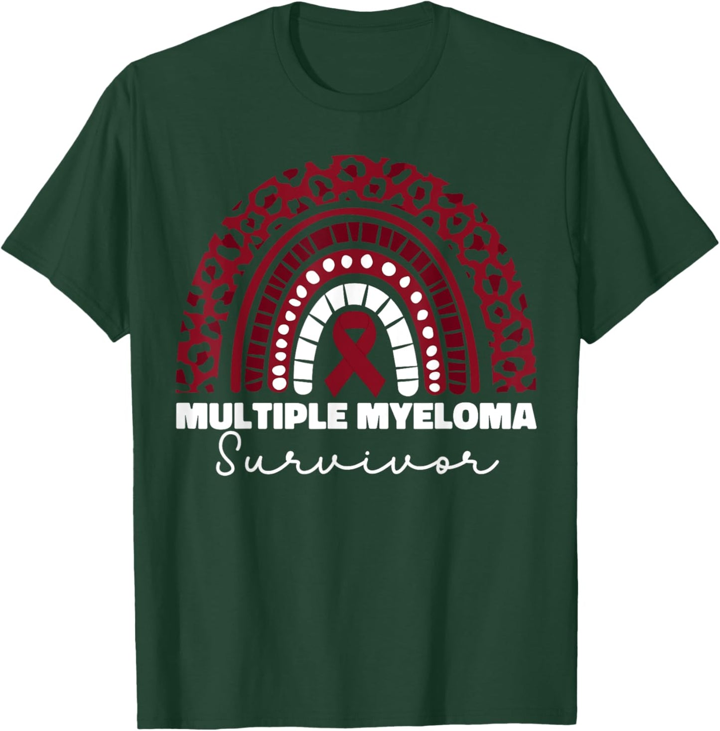 Multiple Myeloma Survivor Multiple Myeloma Cancer T-Shirt - T-Shirt | Forest