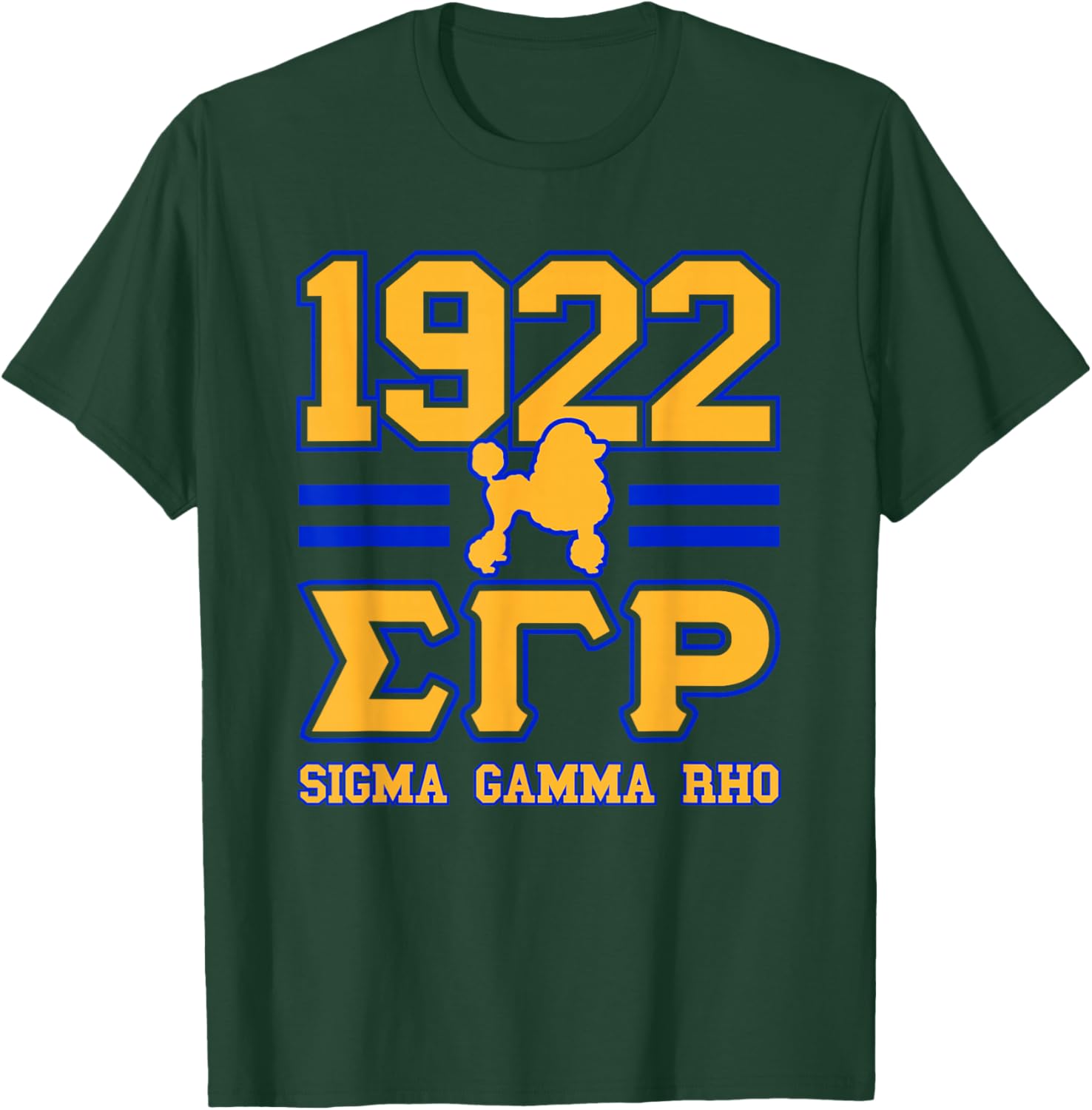 Sigma Gamma Rho Paraphernalia, Sigma Pretty Poodles Sorority T-Shirt - T-Shirt | Forest