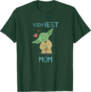 Star Wars Yoda Best Mom Yoda Chibi Portrait T-Shirt - T-Shirt | Forest