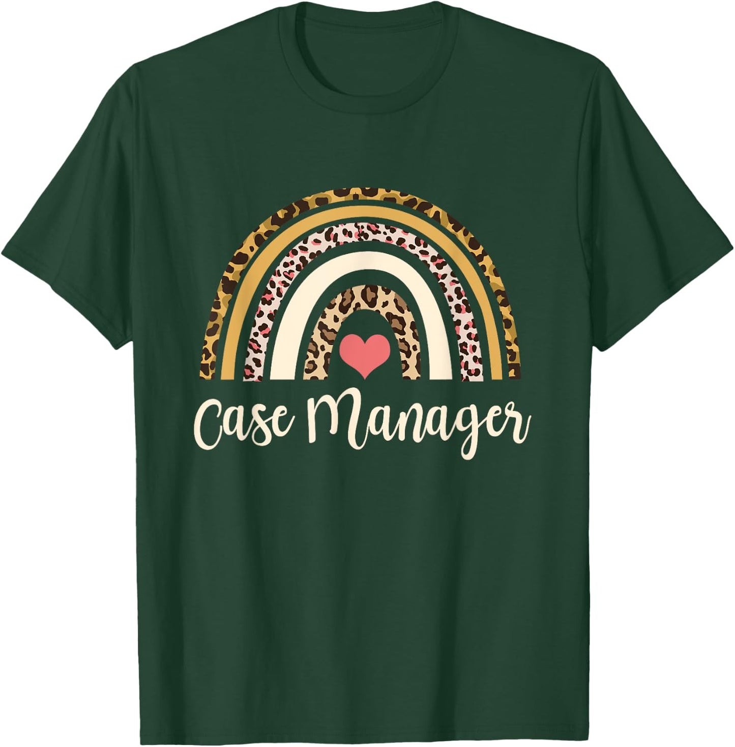 Case Manager Rainbow Funny Halloween Case Management T-Shirt - T-Shirt | Forest
