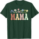 Mama Gifts Women Wildflower Floral Design Mama T-Shirt - T-Shirt | Forest
