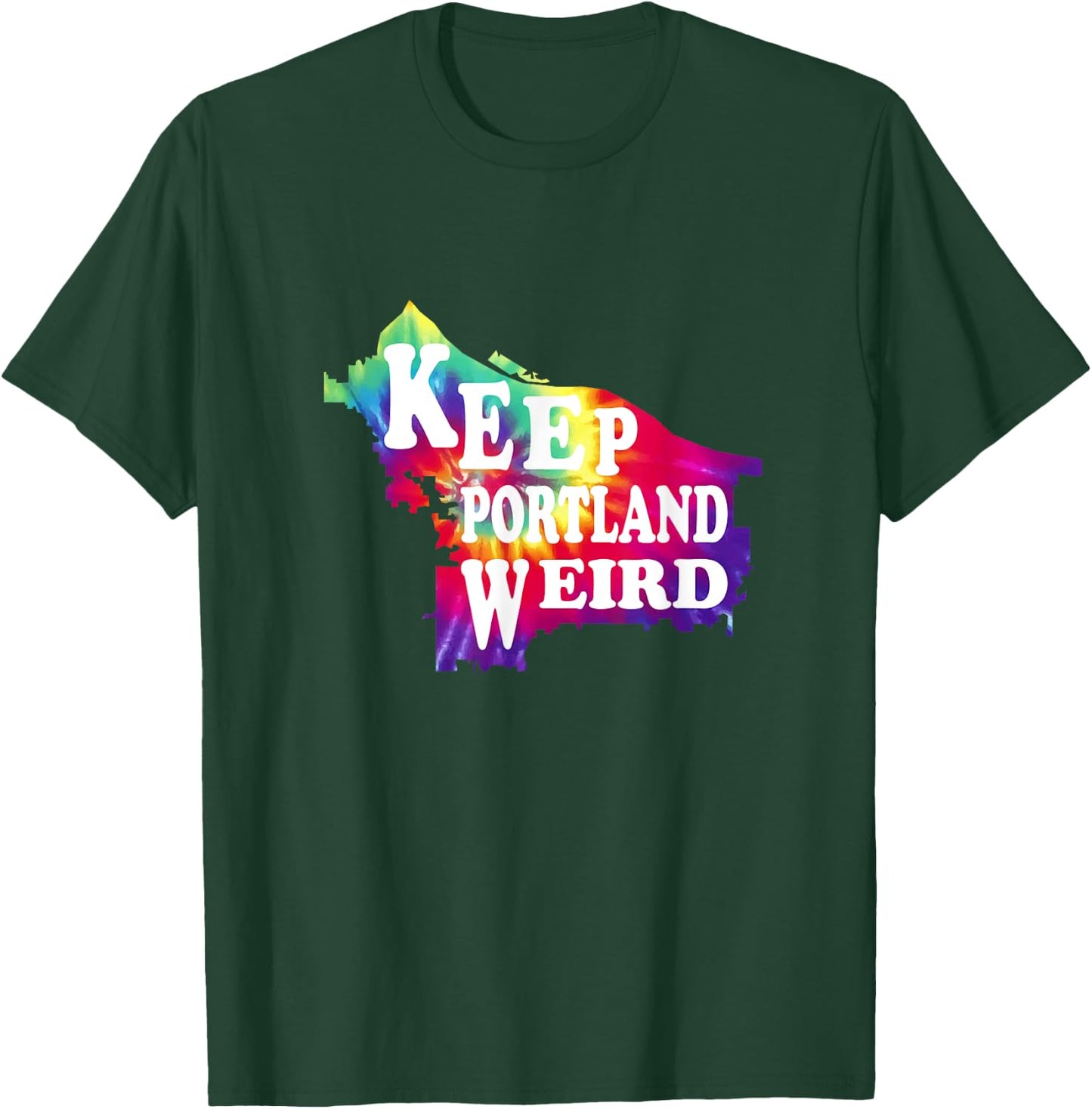 Portland Oregon Shirts Men Women Keep Portland Weird Hipster T-Shirt - T-Shirt | Forest