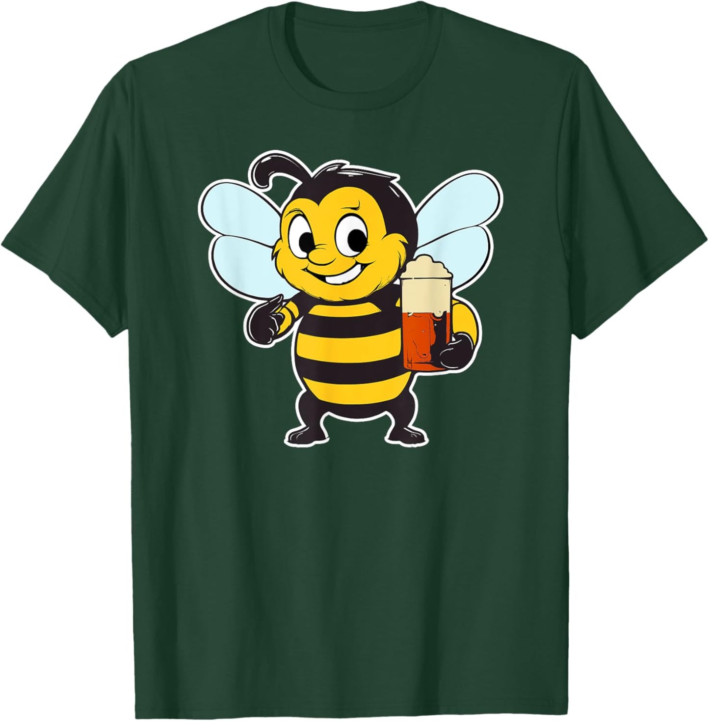 The Boozy Bee T-Shirt - T-Shirt | Forest