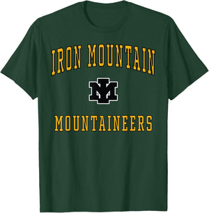 Iron Mountain High School Mountaineers T-Shirt - T-Shirt | Forest