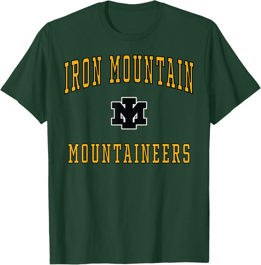 Iron Mountain High School Mountaineers T-Shirt - T-Shirt | Forest