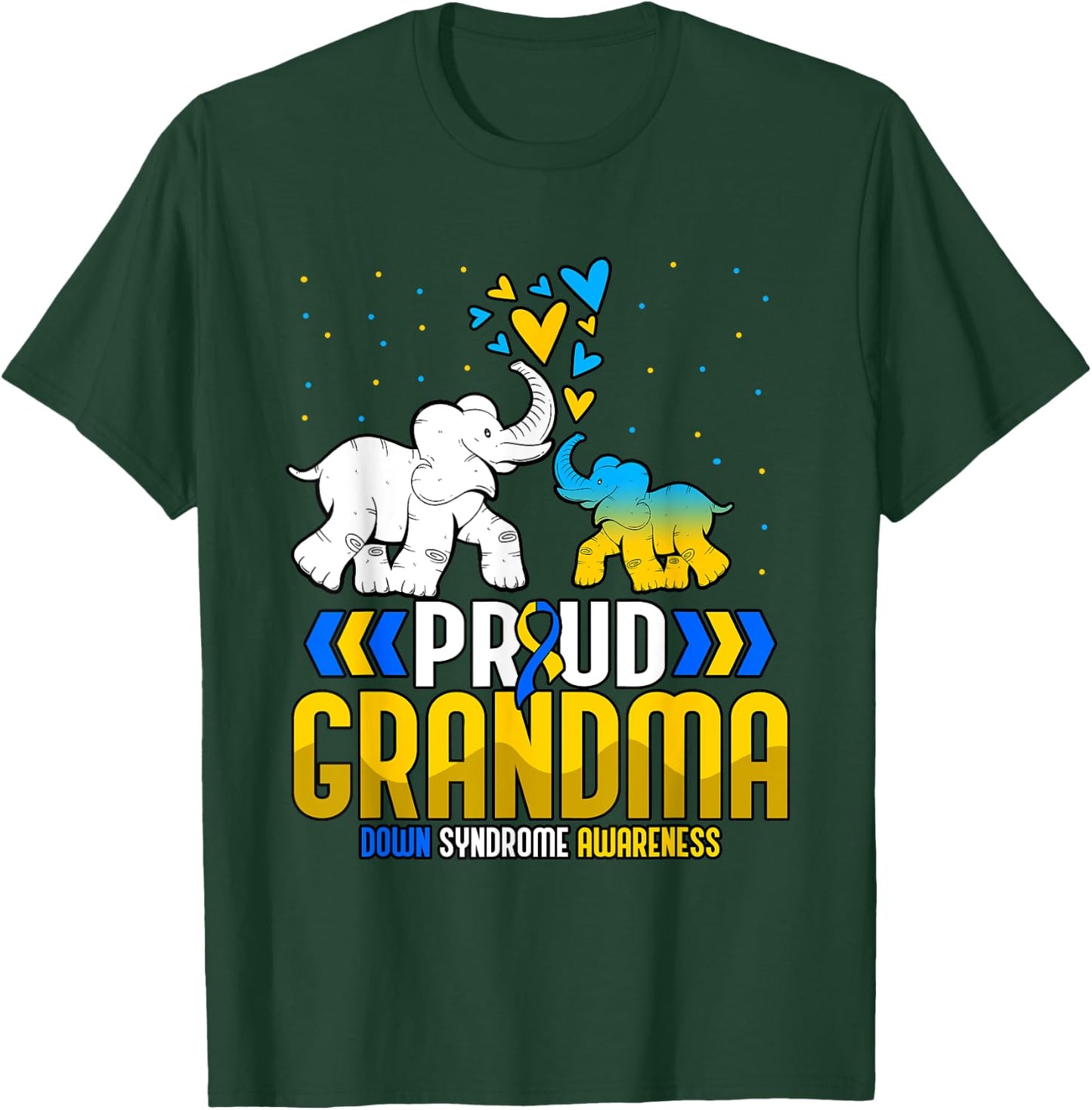 Grandma Down Syndrome Awareness T-Shirt - T-Shirt | Forest