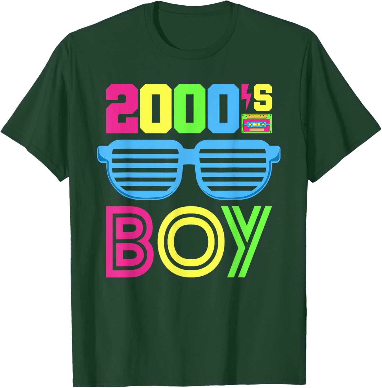 2000's Boy 00s Themed Party 2000s Costume Early 2000s Outfit T-Shirt - T-Shirt | Forest