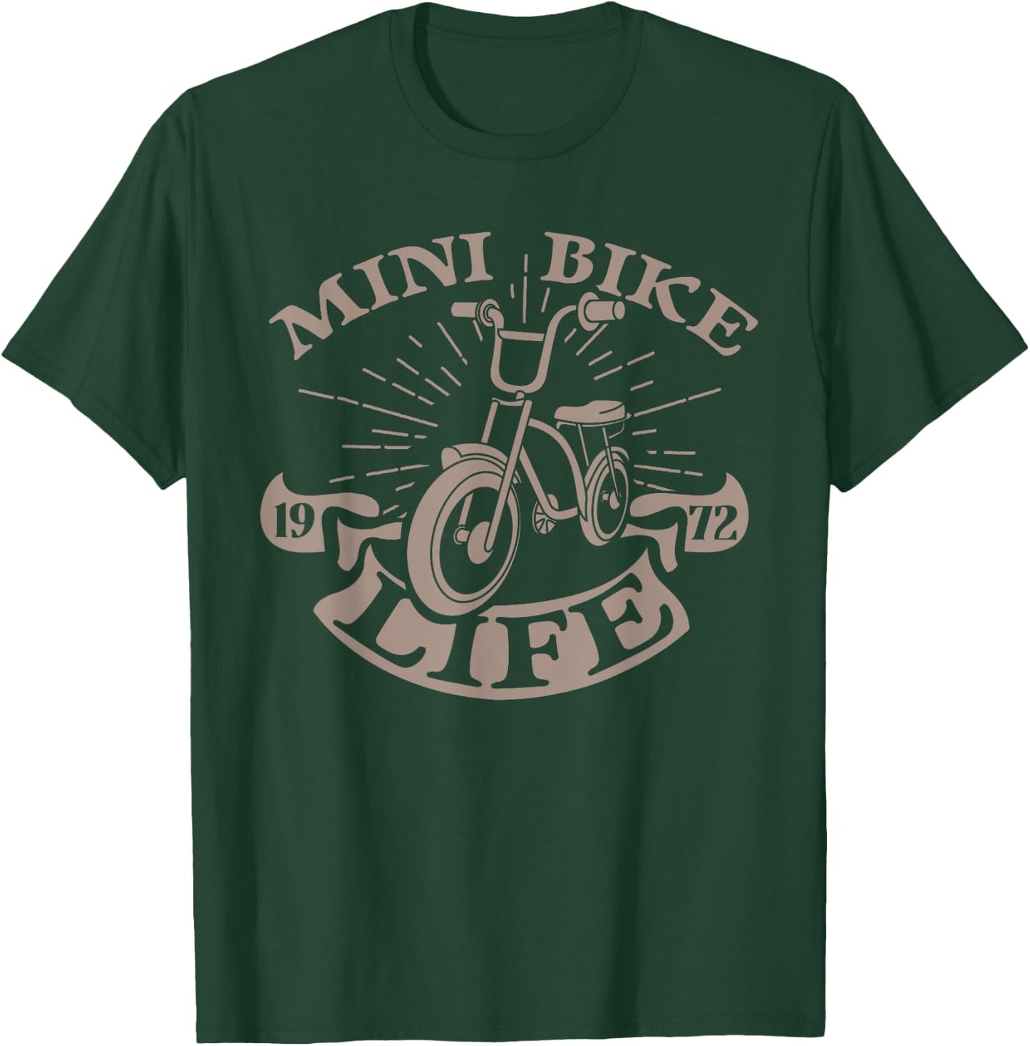 Minibike Mini Motorbike Funny Pocket Bike T-Shirt - T-Shirt | Forest