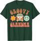 Retro Groovy Grandma Matching Family Birthday Party T-Shirt - T-Shirt | Forest