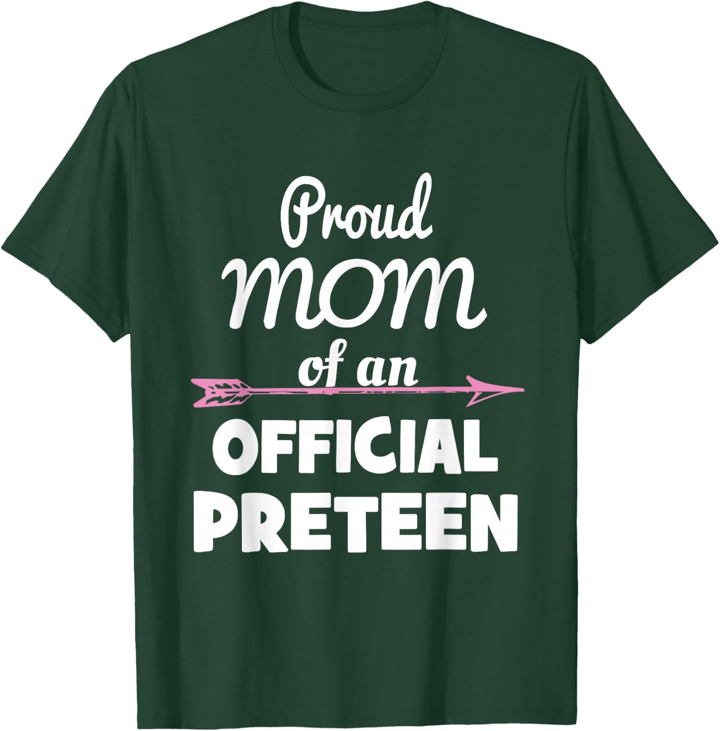 Proud Mom Of An Official Preteen 12th Birthday 12 Years Old T-Shirt - T-Shirt | Forest