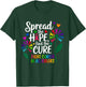 Fight cancer in all and every color ribbons flower heart T-Shirt - T-Shirt | Forest