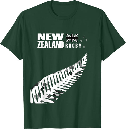 New Zealand Rugby Fan Haka T-Shirt - T-Shirt | Forest