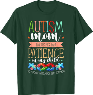 Autism Awareness Month & Mom Acceptance Autism T-Shirt - T-Shirt | Forest