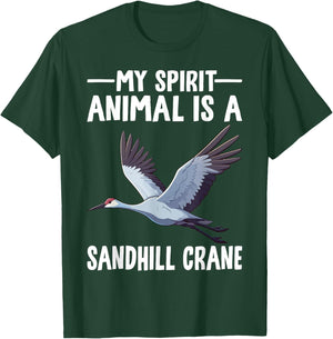 Sandhill Crane T-Shirt - T-Shirt | Forest