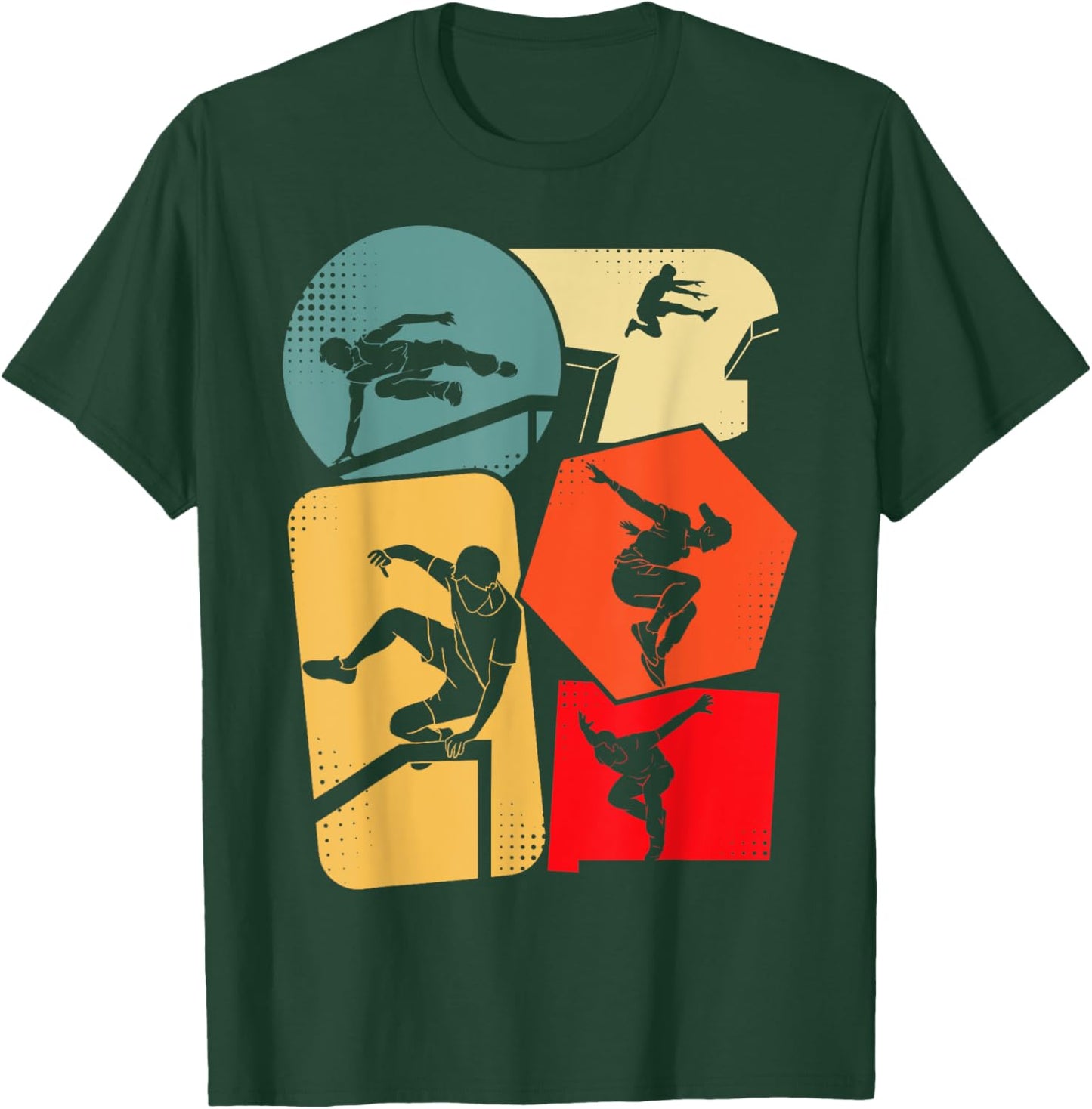 Parkour Parcouring Kids Men's , Black, S T-Shirt - T-Shirt | Forest