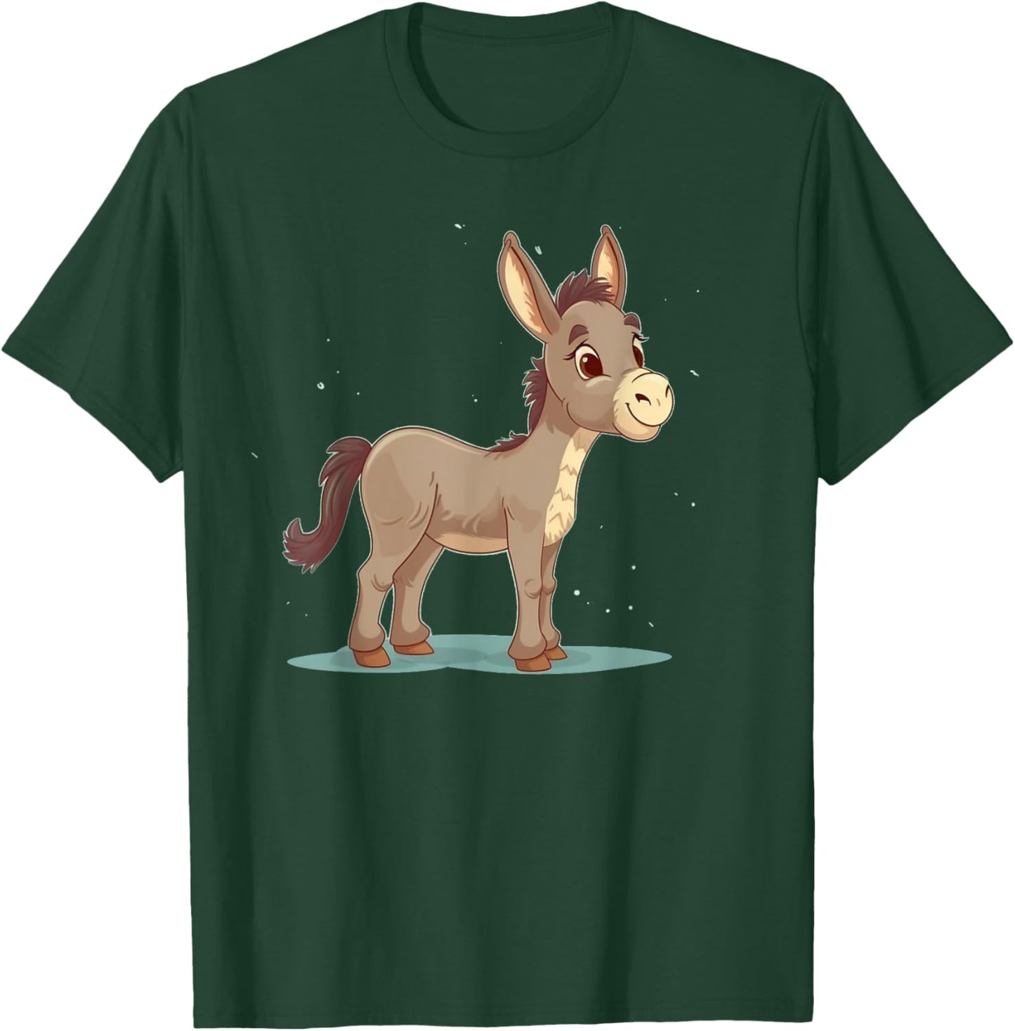 Cute young Donkey for Foal, Donkeys and Horses Lovers T-Shirt - T-Shirt | Forest