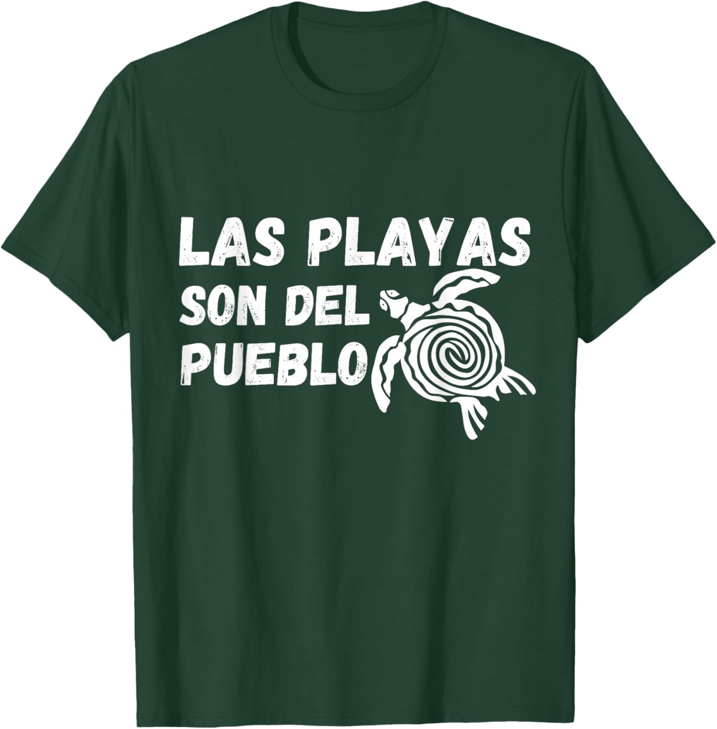 Las Playas Son Del Pueblo Save The Beach Puerto Rico Turtle T-Shirt - T-Shirt | Forest