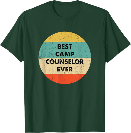 Camp Counselor Shirt | Best Camp Counselor Ever T-Shirt - T-Shirt | Forest