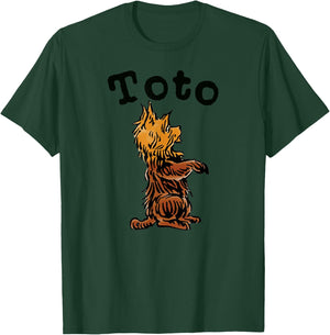 Vintage Toto The Dog Art -Fairytale Toto-Wizard of OZ Toto T-Shirt - T-Shirt | Forest