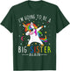 I'm Going To Be A Big Sister Again Unicorn Girl T-Shirt - T-Shirt | Forest