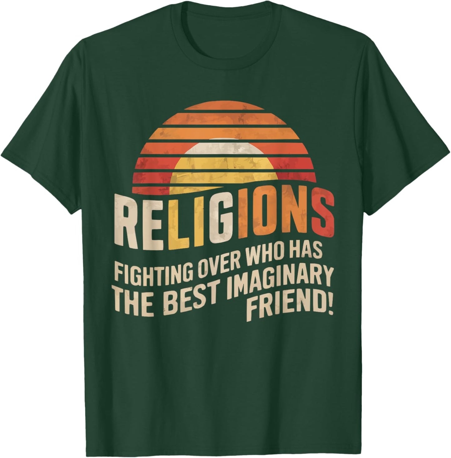 Atheism Anti-Religion Agnostic Freethinker Atheist T-Shirt - T-Shirt | Forest