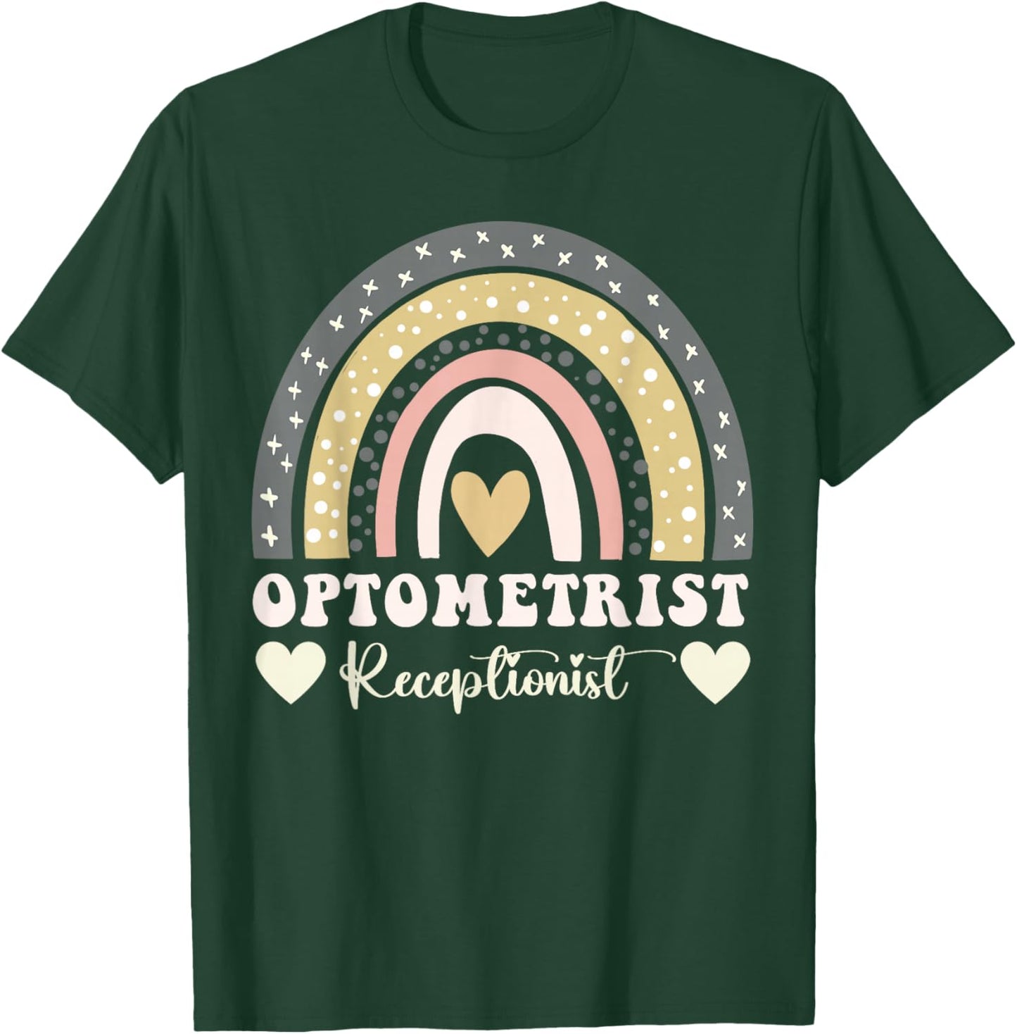 Optometrist Receptionist T-Shirt - T-Shirt | Forest