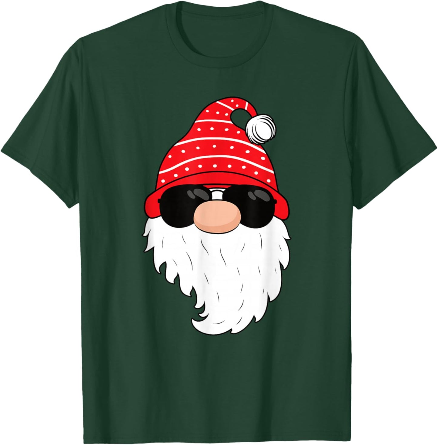 Cool Santa Claus Sunglasses Xmas Funny Christmas Men Boys T-Shirt - T-Shirt | Forest