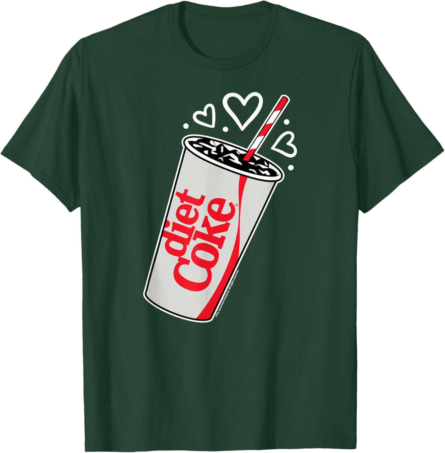 Coca-Cola - Diet Coke Heart Bubbles T-Shirt - T-Shirt | Forest
