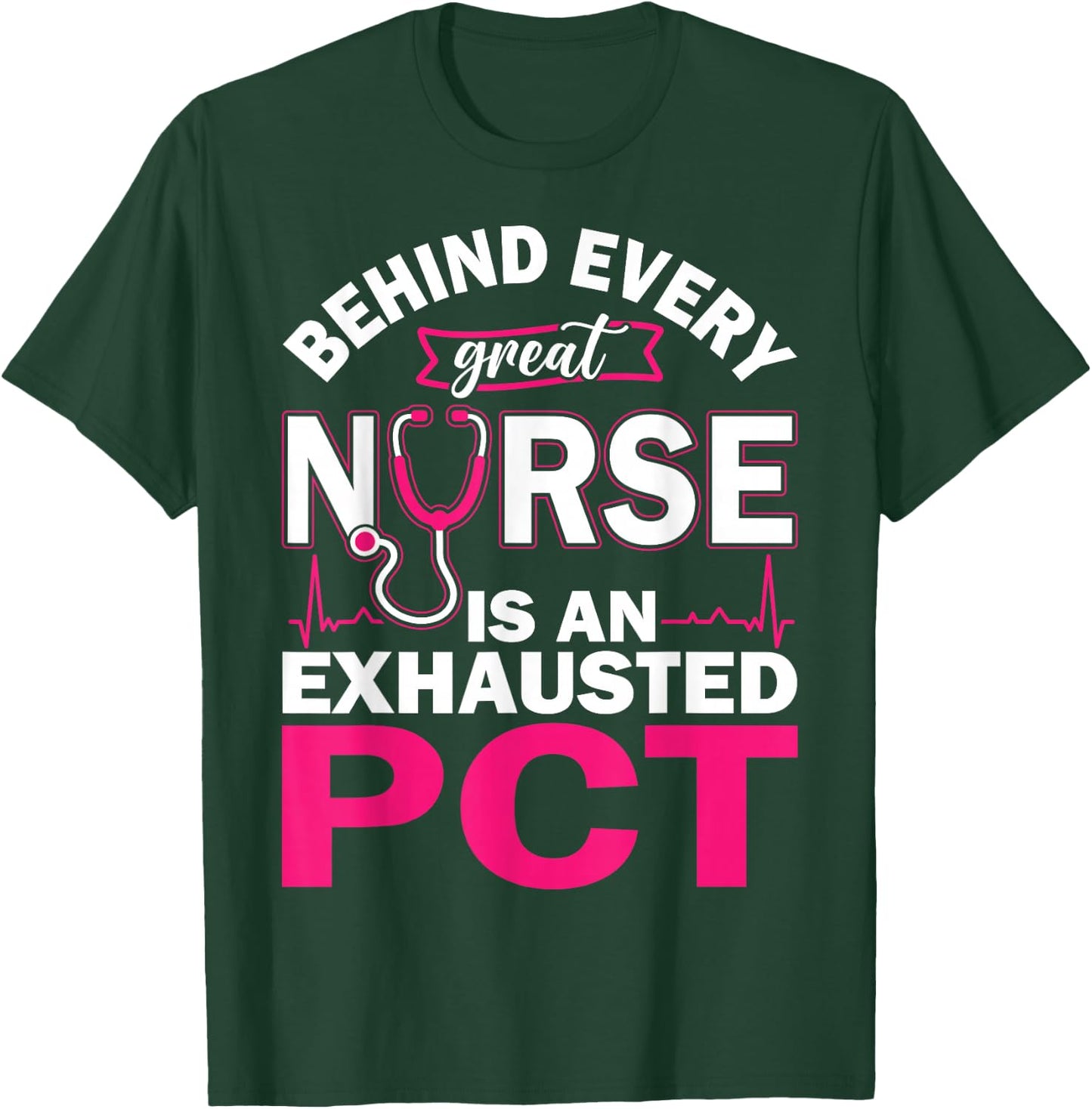 Patient Care Tech and PCT Week Women's Black Leopard Print Short Sleeve T-Shirt - T-Shirt | Forest