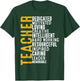Teacher Men Women Funny School Teachers T-Shirt - T-Shirt | Forest