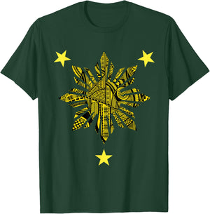 Filipino Heritage T Shirt - Polynesian Tribal Tattoo Shirt T-Shirt - T-Shirt | Forest