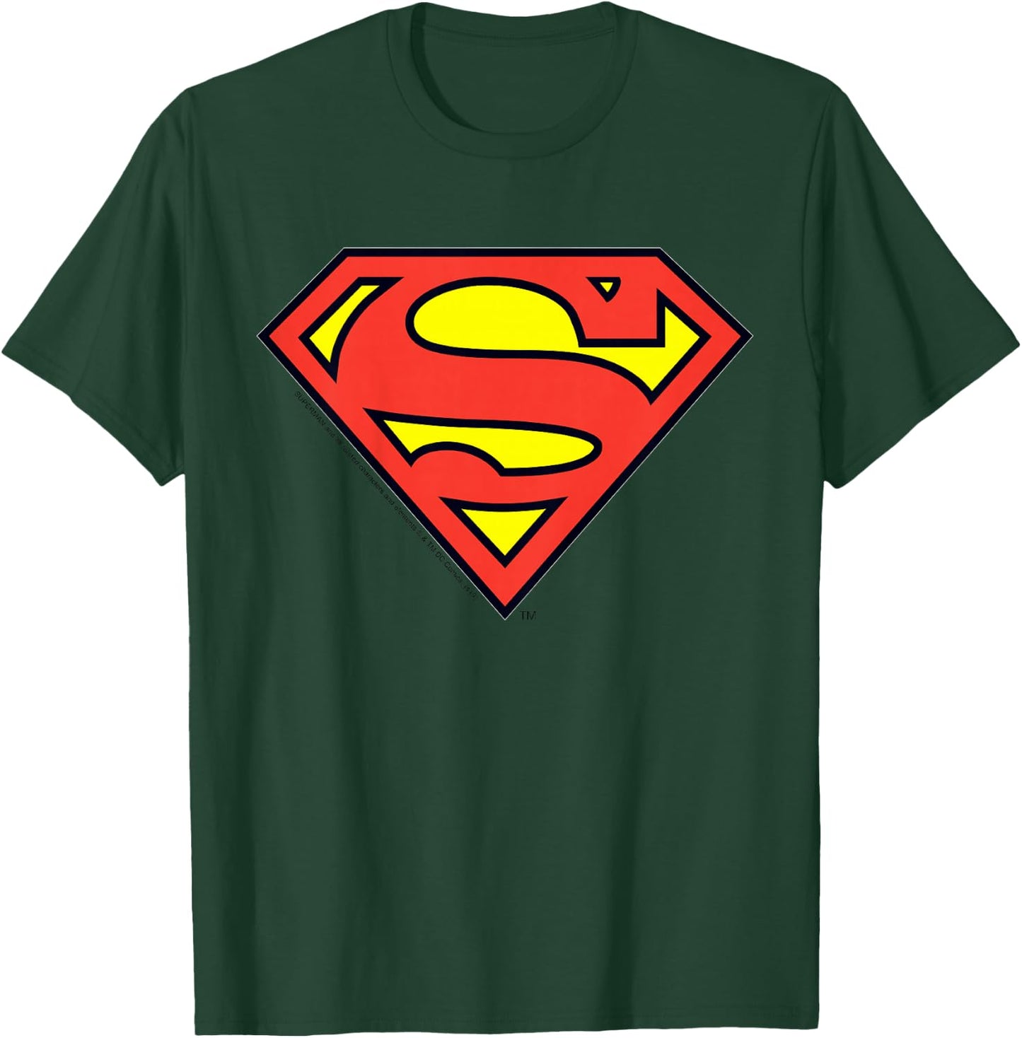 Kids DC Comics Superman Classic Chest Logo T-Shirt - T-Shirt | Forest