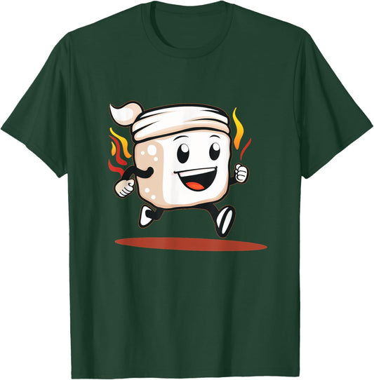 Headband Marshmallow Costume for jogging Lovers T-Shirt - T-Shirt | Forest