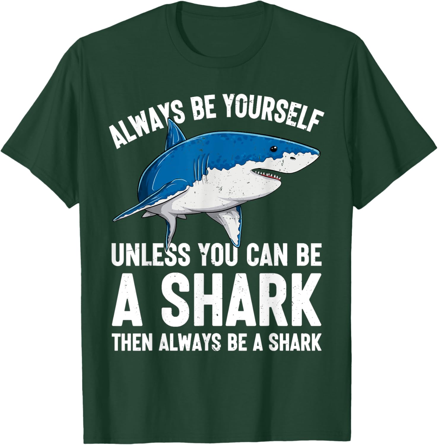 Cool Sharks Biology Ocean Wildlife Shark Lover Boys Girls T-Shirt - T-Shirt | Forest