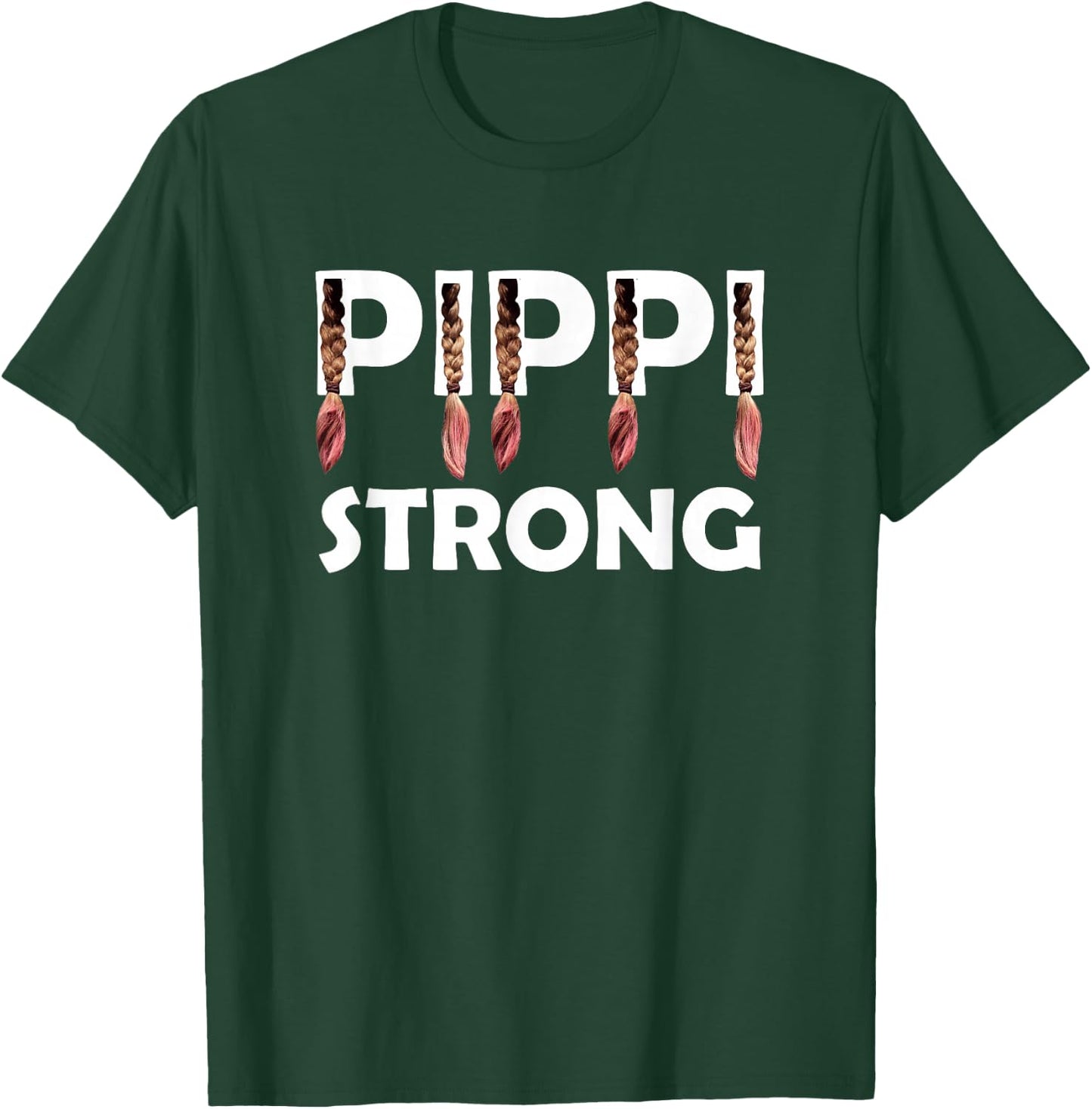 Pippi Strong T-Shirt - T-Shirt | Forest