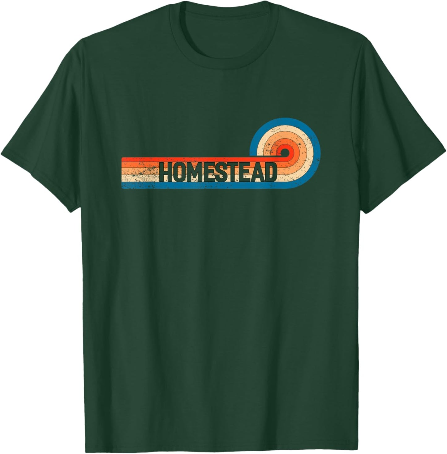 Retro HOMESTEAD Shirt Vintage City HOMESTEAD T-Shirt - T-Shirt | Forest