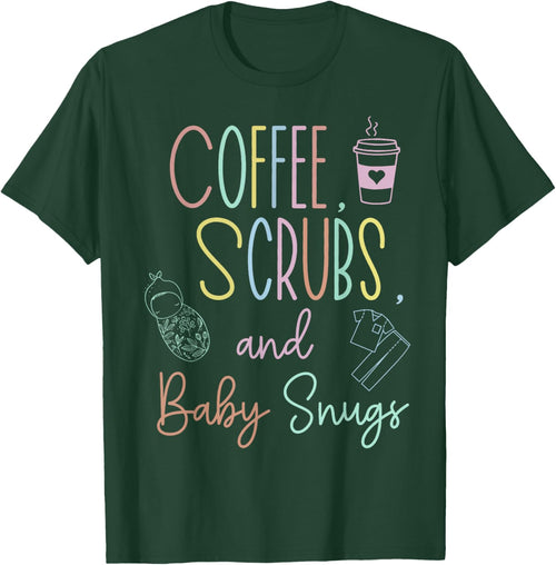 Coffee Scrubs And Baby Snugs Swaddle Specialist L&D Nurse