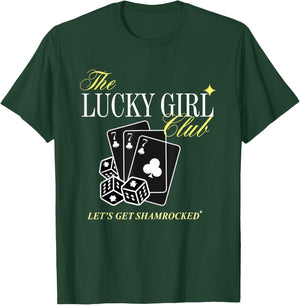 The Lucky Girl Club Let’s Get Shamrocked T-Shirt - T-Shirt | Forest