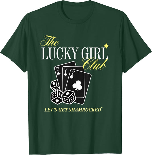 The Lucky Girl Club Let’s Get Shamrocked T-Shirt - T-Shirt | Forest