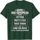 Dog Groomer Funny Thick Thighs Pet Grooming Puppy Care Gift Men Women T-Shirt - T-Shirt | Forest