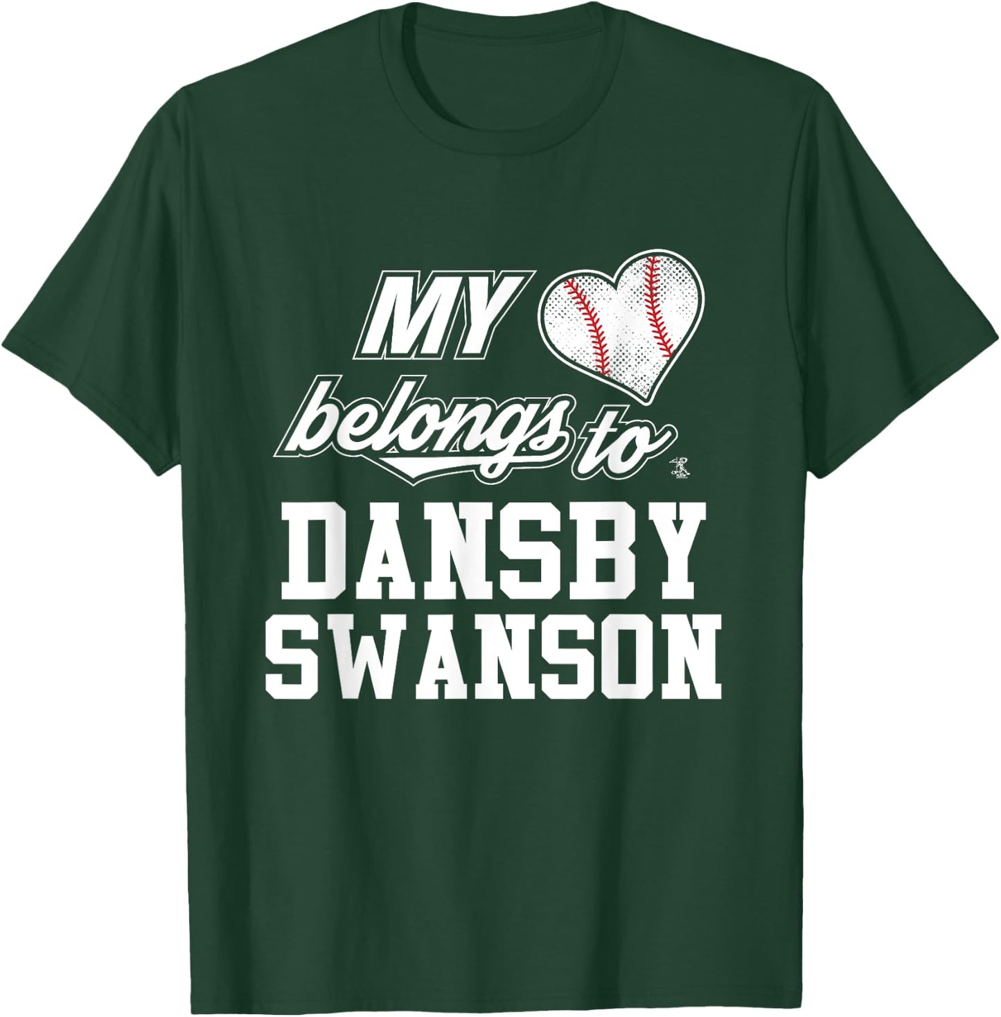 Dansby Swanson Gameday T-Shirt - T-Shirt | Forest