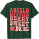Abuelo Of The Berry Sweet One 1st Birthday Strawberry T-Shirt - T-Shirt | Forest